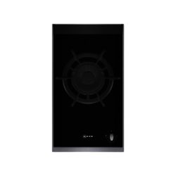 Neff N24K30N0 Series 4 30cm Gas Hob in Black Glass with Stainless Steel Trim